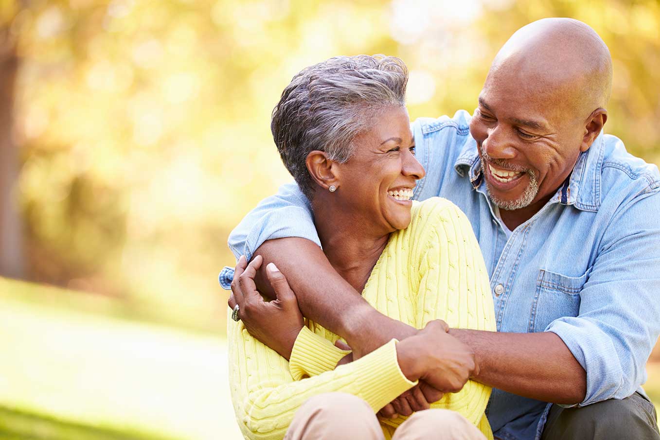 Image of a happy senior couple